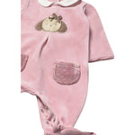 Mayoral Set Tutine Bicolore Rosa per Neonata 2702X ROSA MAYORAL 