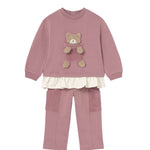 Mayoral Completo 2 Pezzi Felpa-Pantalone tinta unita Rosa per Neonata 2843 ROSA MAYORAL 