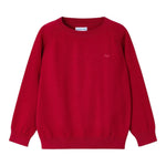 Mayoral Maglia tinta unita Girocollo Rosso per Bambino 323 ROSSO MAYORAL 