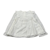 Mayoral Camicia Manica Lunga tinta unita Bianco per Bambina 4103 BIANCO MAYORAL 