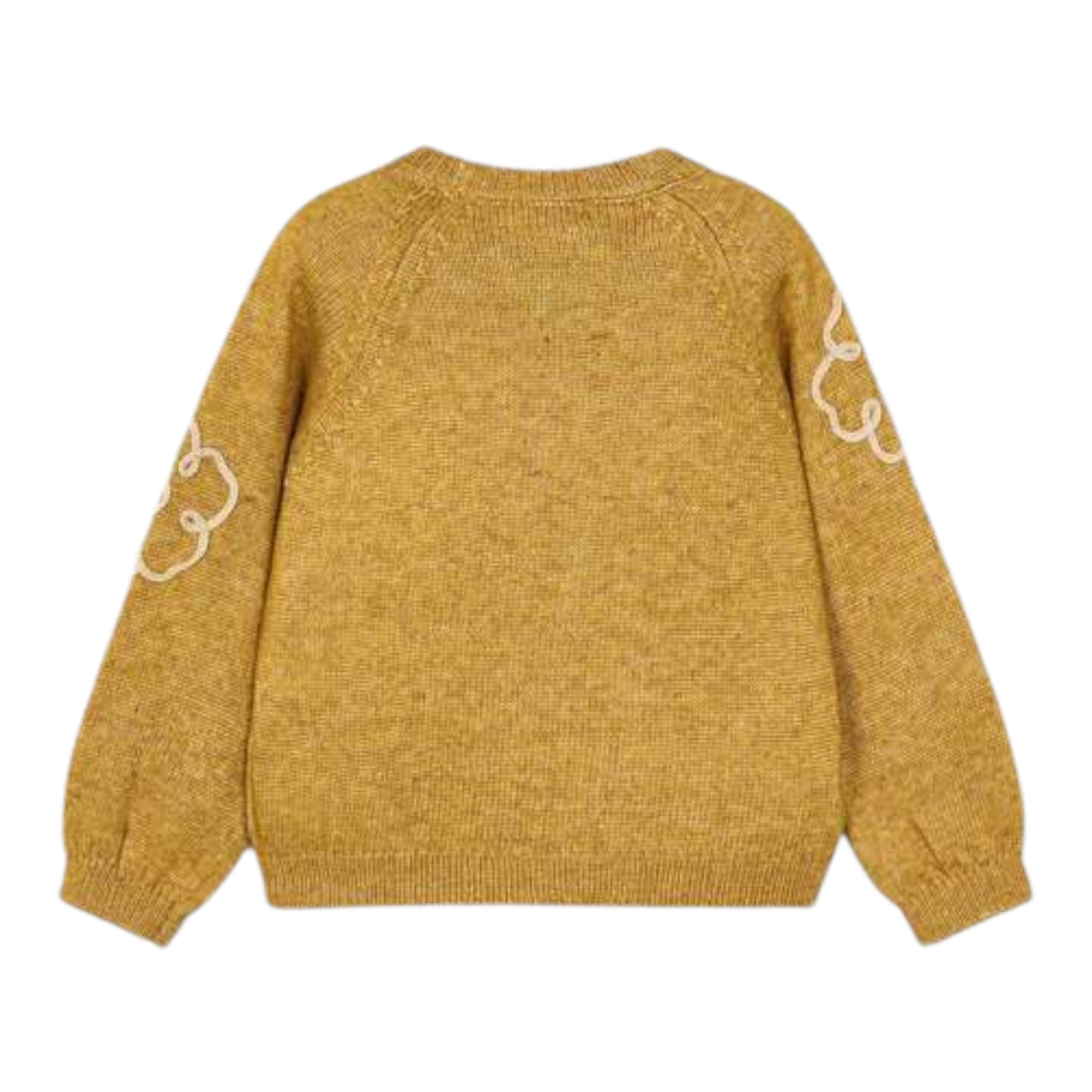 Mayoral Maglia tinta unita con Ricami Giallo Ocra per Bambina 4308 GIALLO OCRA MAYORAL 