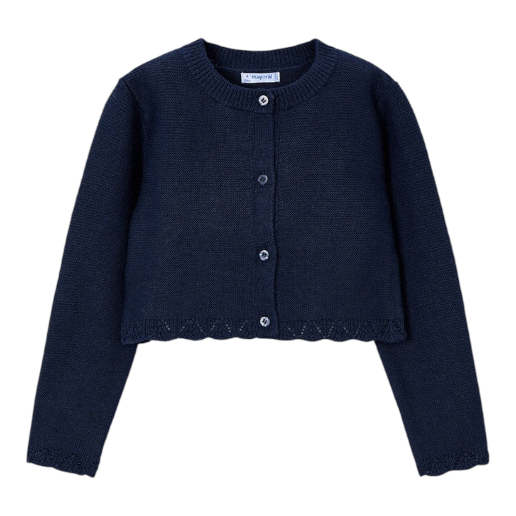 Mayoral Cardigan tinta unita Blu per Bambino 4312 BLU MAYORAL 