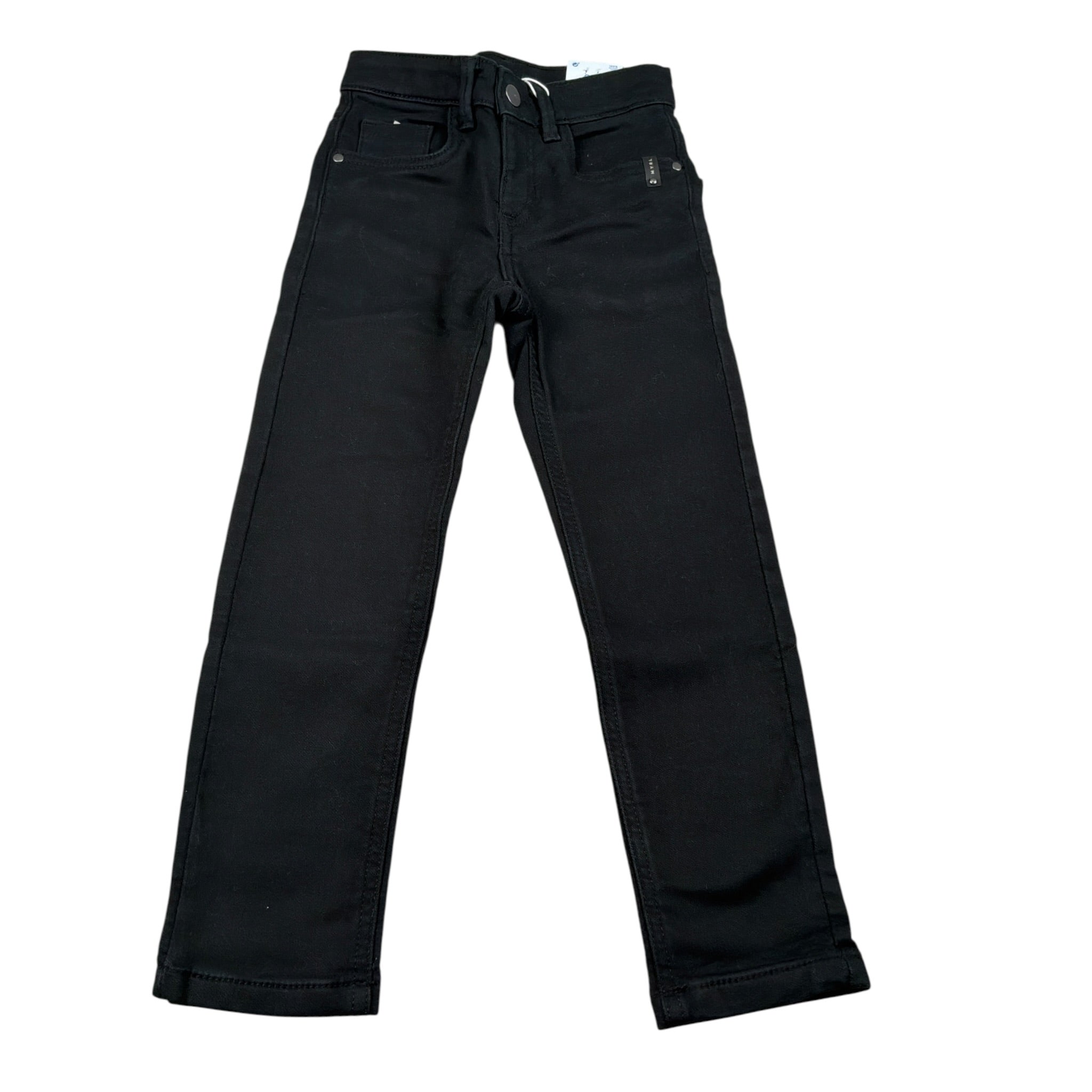Mayoral Pantalone tinta unita con Girovita Regolabile Nero per Bambino 4539 NERO MAYORAL 