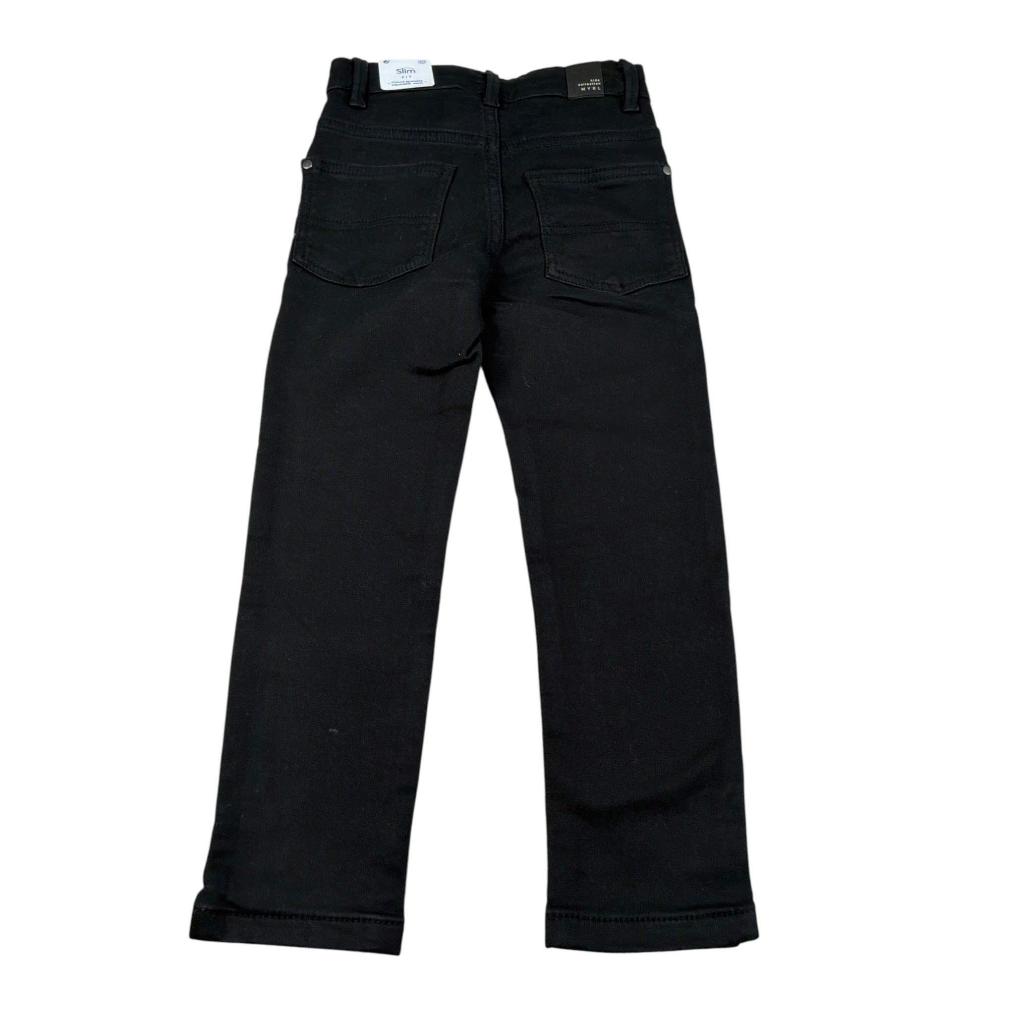 Mayoral Pantalone tinta unita con Girovita Regolabile Nero per Bambino 4539 NERO MAYORAL 