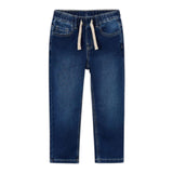 Mayoral Jeans tinta unita con Elastico In Vita Blu per Bambino 4566 BLU MAYORAL 