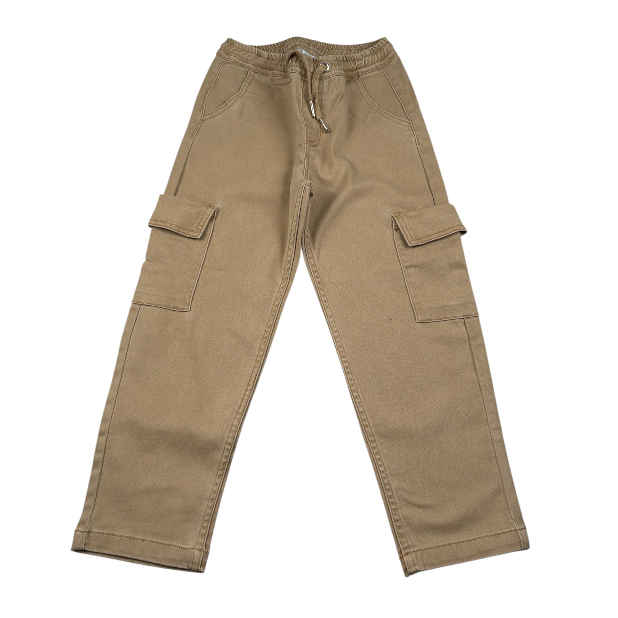 Mayoral Pantalone tinta unita con Elastico In Vita Beige per Bambino 4572 BEIGE MAYORAL 