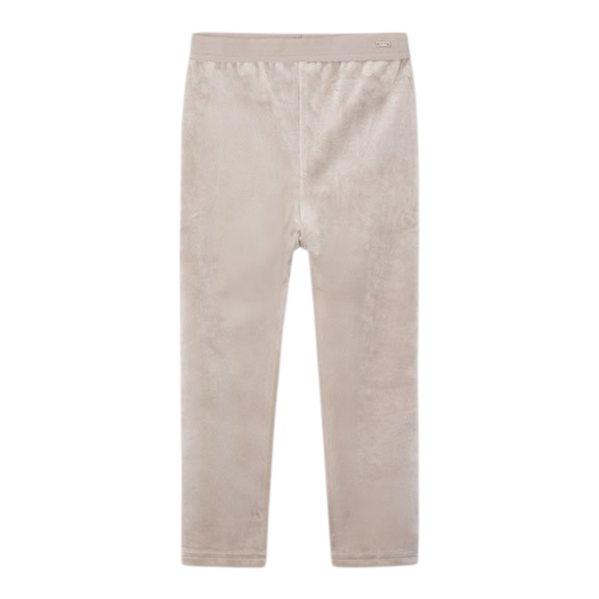 Mayoral Leggins tinta unita In Velluto Beige per Neonata 712N BEIGE MAYORAL 