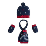 Mayoral Set Cappello-Sciarpa-Guanti Blu per Neonata 9339 BLU MAYORAL 