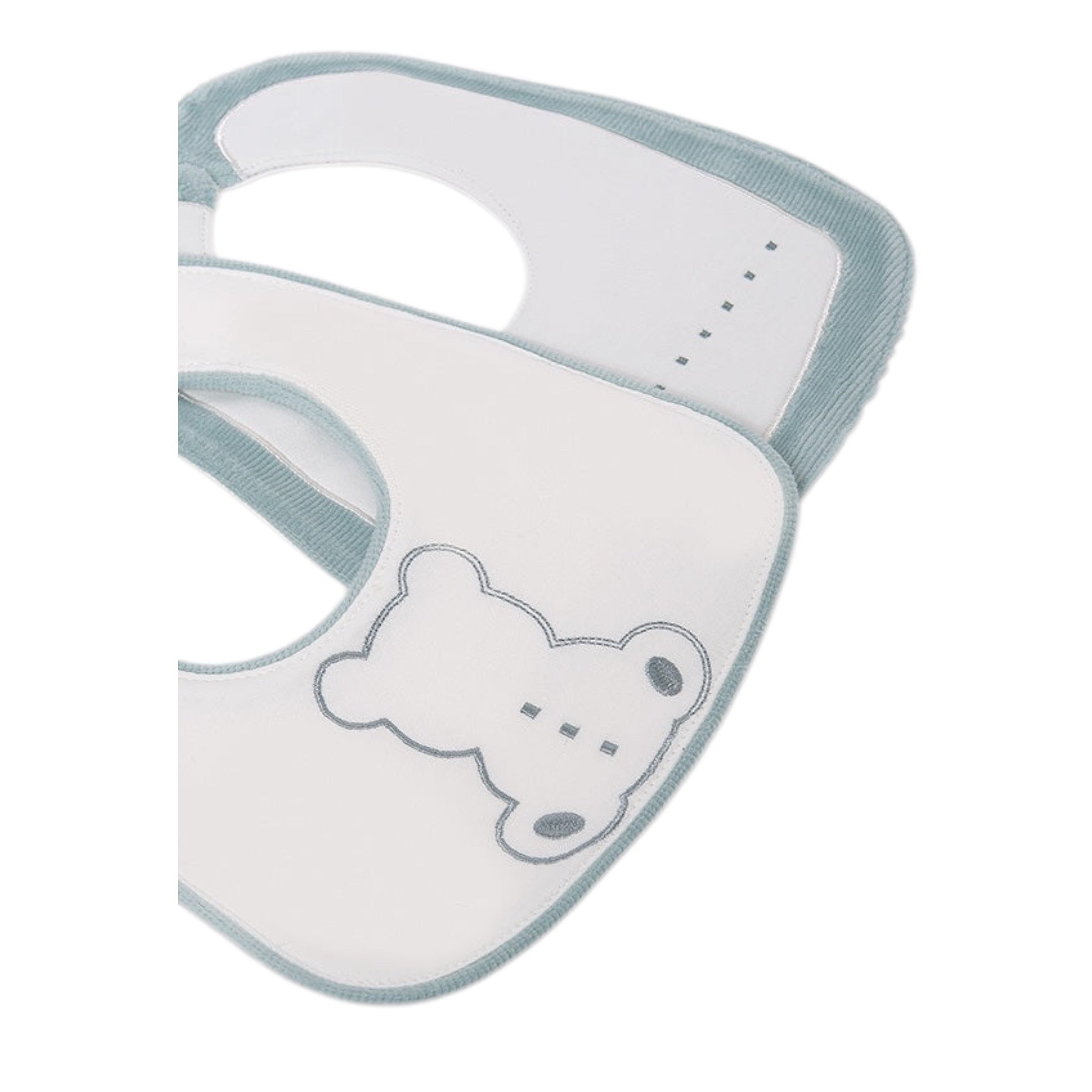 Mayoral Set 2 Bavette Bianco/Azzurro per Neonato 9950 BIANCO/AZZURRO MAYORAL 