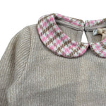 Meilisa Bai Maglia tinta unita con Colletto Beige per Neonata FL6079 BEIGE MEILISA BAI 
