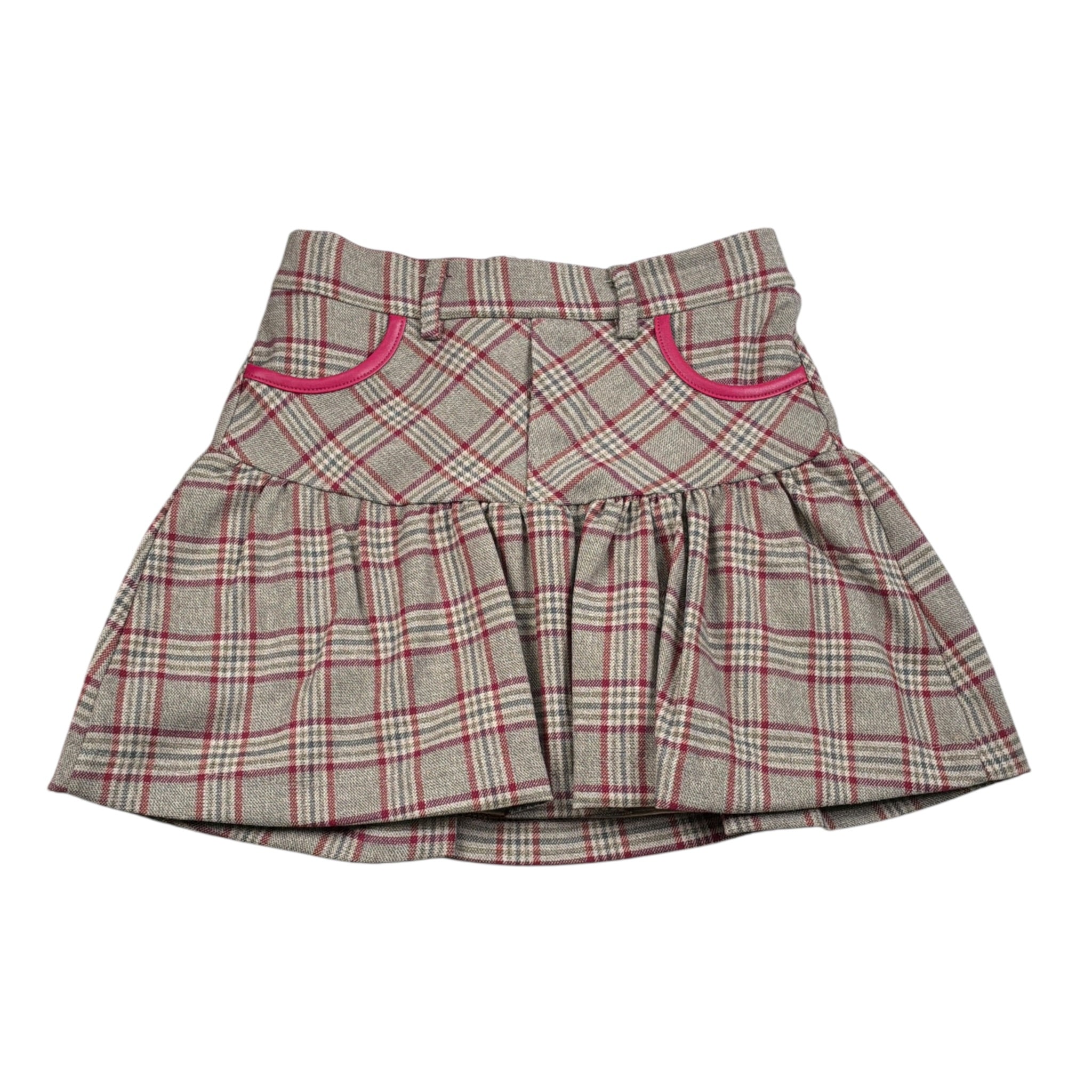 Meilisa Bai Gonna tinta unita con Elastico Im Vita Beige per Bambina FL6580 BEIGE MEILISA BAI 