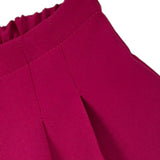 Meilisa Bai Pantalone tinta unita con Elastico In Vita Magenta per Bambina FL6593 MAGENTA MEILISA BAI 