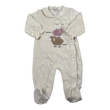 Melby Tutina tinta unita con Stampa Beige per Neonata 25N3131 BEIGE MELBY 