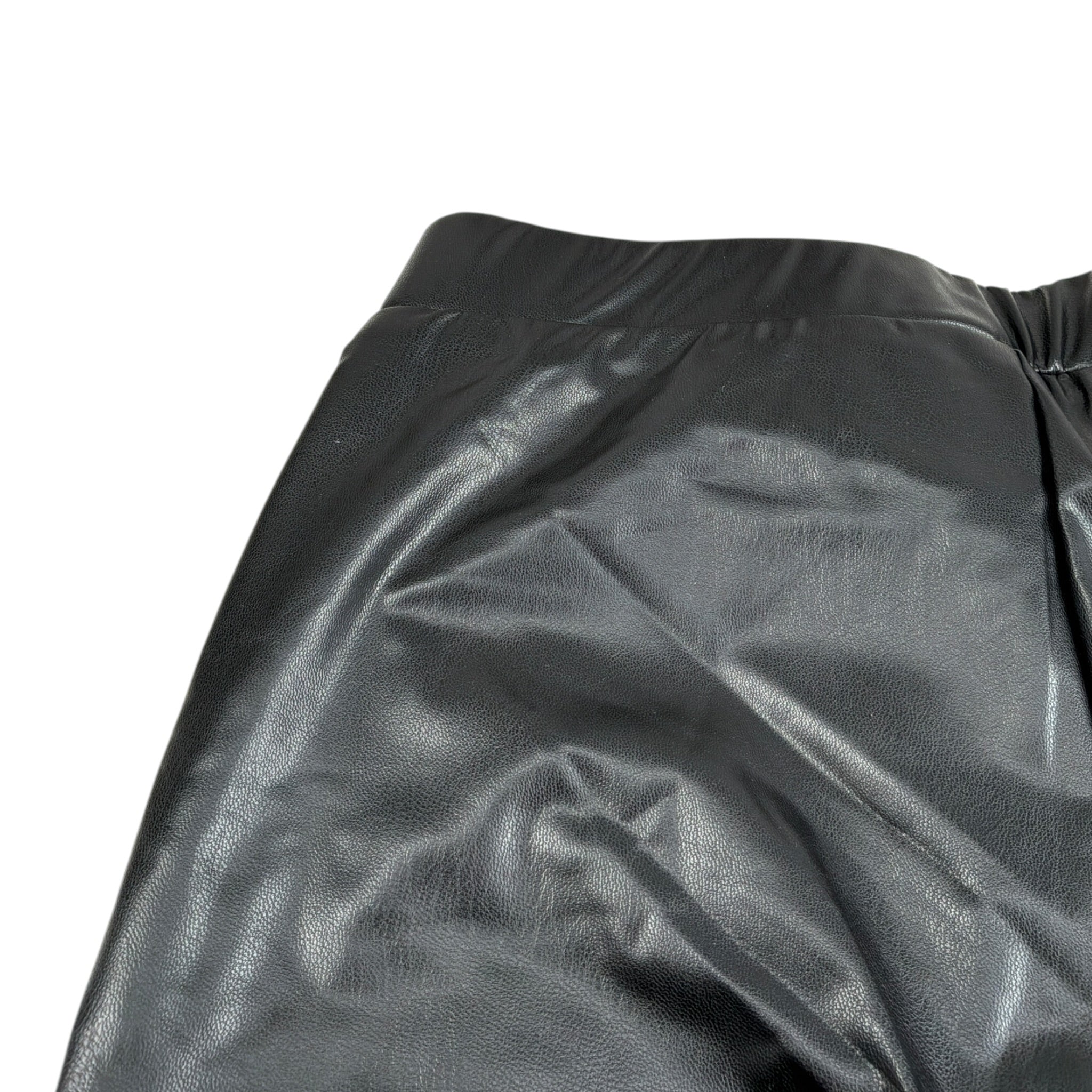 Met Leggins In Ecopelle Tinta Nita Nero per Bambina 146PT NERO MET 