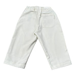 Michael Coal Pantalone tinta unita con Elastico In Vita Bianco per Neonato 3211F25N BIANCO MICHAEL COAL 