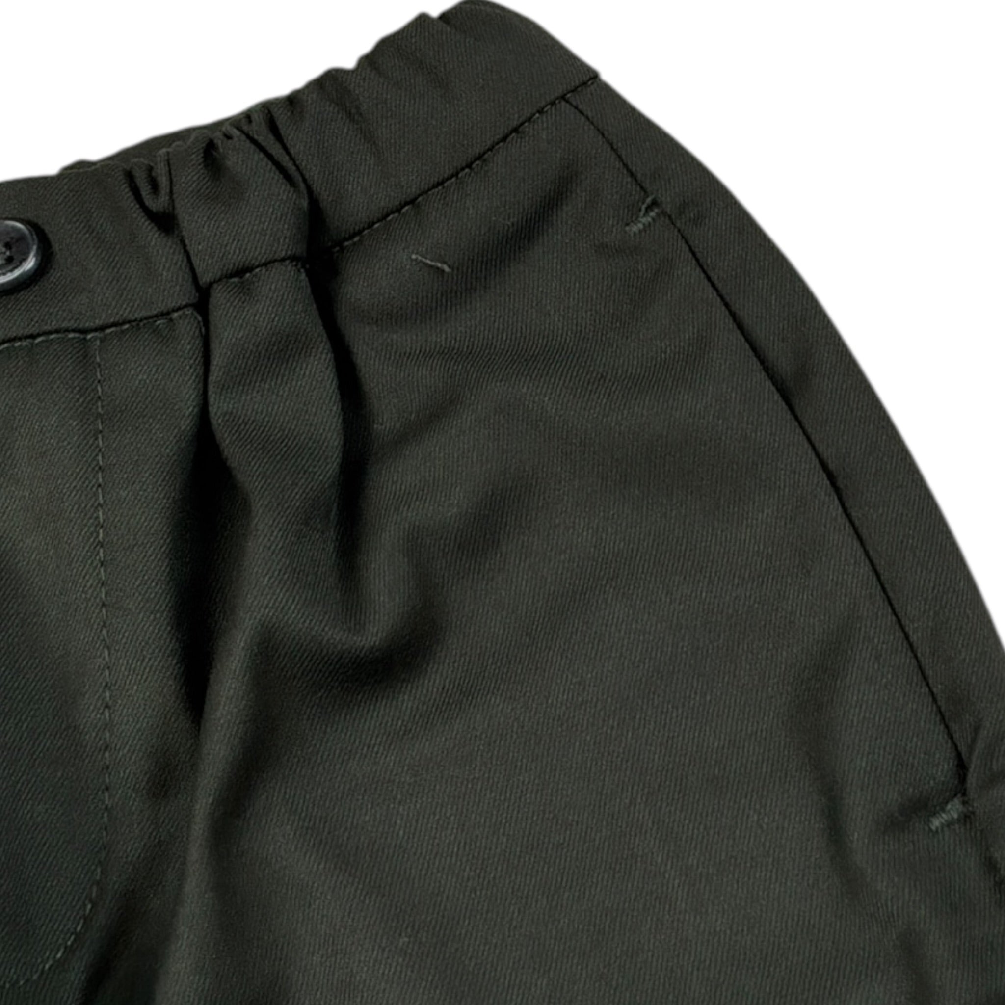 Michael Coal Pantalone tinta unita con Elastico In Vita Verde per Bambino RBP25227PAX VERDE MICHAEL COAL 