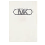 Michael Kors Shirt Girocollo tinta unita con Logo Paillettato Panna per Bambina R30145 PANNA MICHAEL KORS 