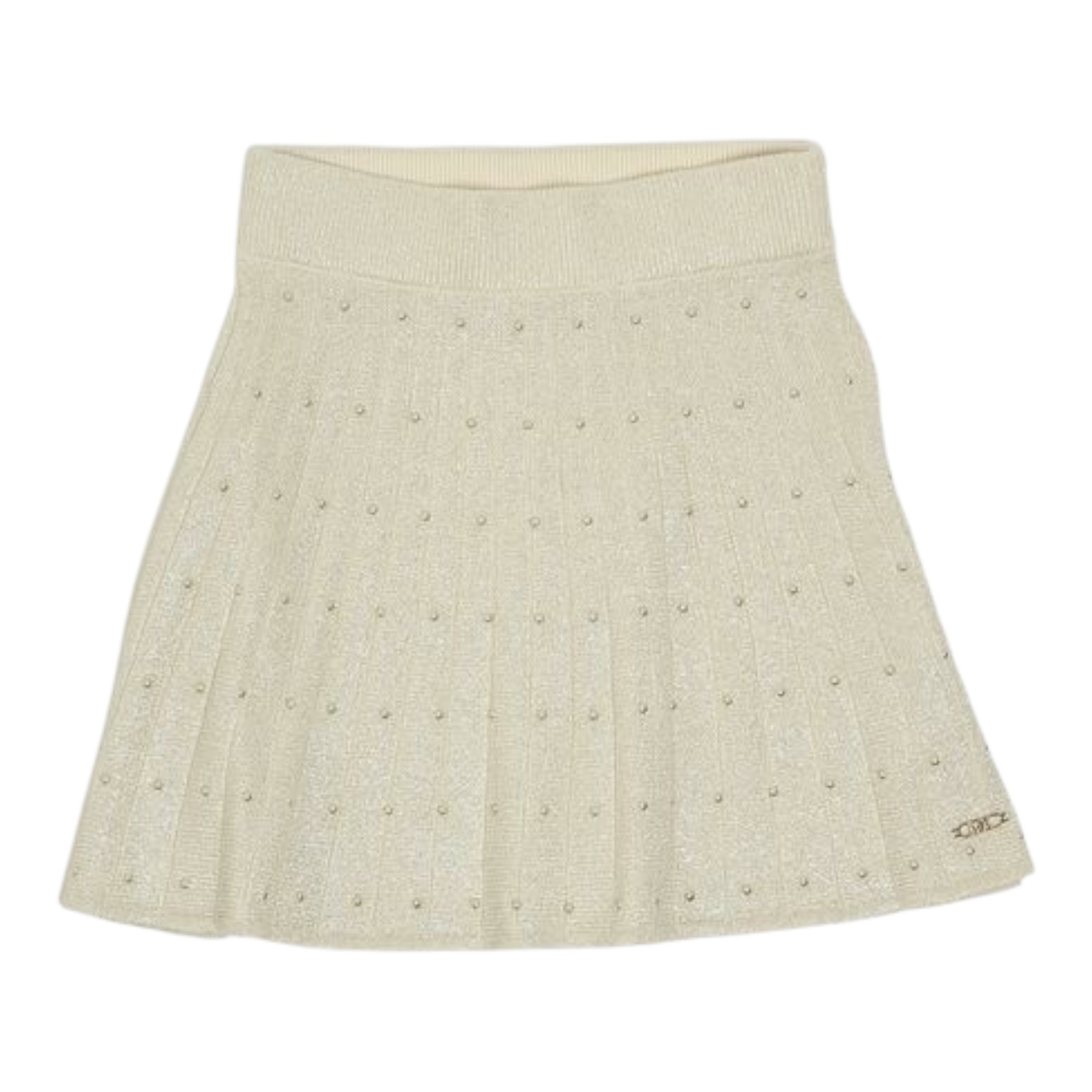 Michael Kors Gonna tinta unita con Elastico In Vita Oro per Bambina R30439X ORO MICHAEL KORS 