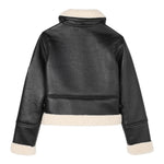 Michael Kors Montone tinta unita con Pelliccia Marrone per Bambina R30455 MARRONE MICHAEL KORS 