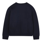 felpa chiusa girocollo tinta unita con logo R30469X BLU MICHAEL KORS 