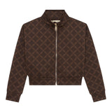 Michael Kors Felpa con Zip tinta unita con Loghi Marrone per Neonata R30472 MARRONE MICHAEL KORS 