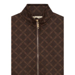 Michael Kors Felpa con Zip tinta unita con Loghi Marrone per Neonata R30472 MARRONE MICHAEL KORS 
