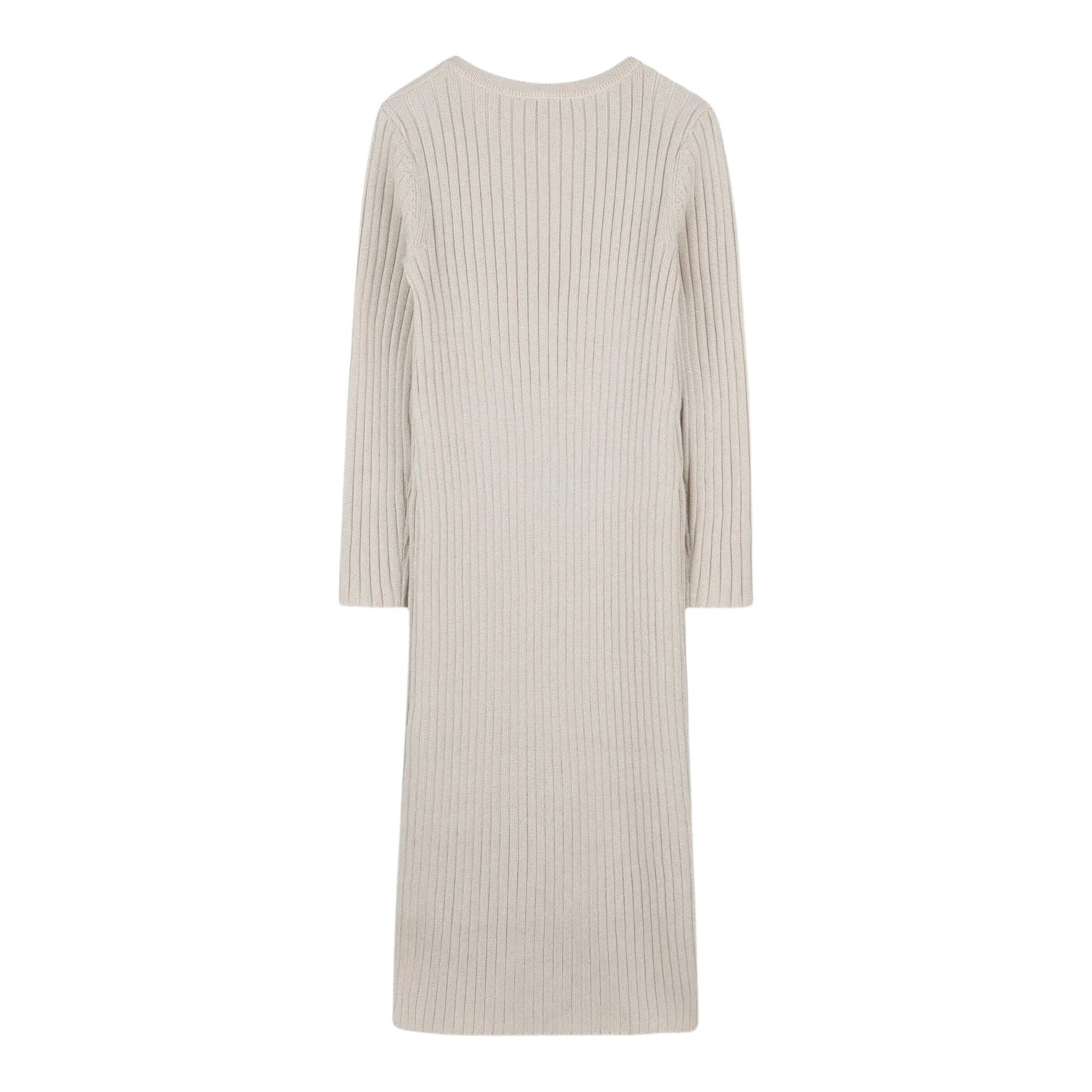 Michael Kors Abito Manica Lunga tinta unita Beige per Neonata R30476 BEIGE MICHAEL KORS 