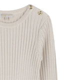 Michael Kors Abito Manica Lunga tinta unita Beige per Neonata R30476 BEIGE MICHAEL KORS 