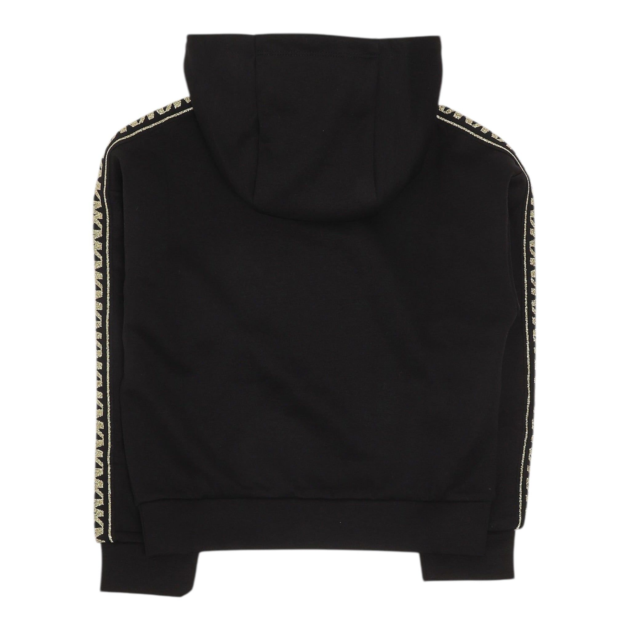 Michael Kors Felpa tinta unita con Profili In Contrasto Nero per Bambina R30478J NERO MICHAEL KORS 