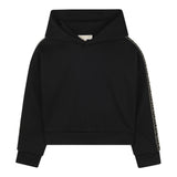 Michael Kors Felpa tinta unita con Profili In Contrasto Nero per Bambina R30478XX NERO MICHAEL KORS 