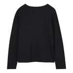 Michael Kors Shirt Girocollo tinta unita con Logo Nero per Neonata R30488 NERO MICHAEL KORS 