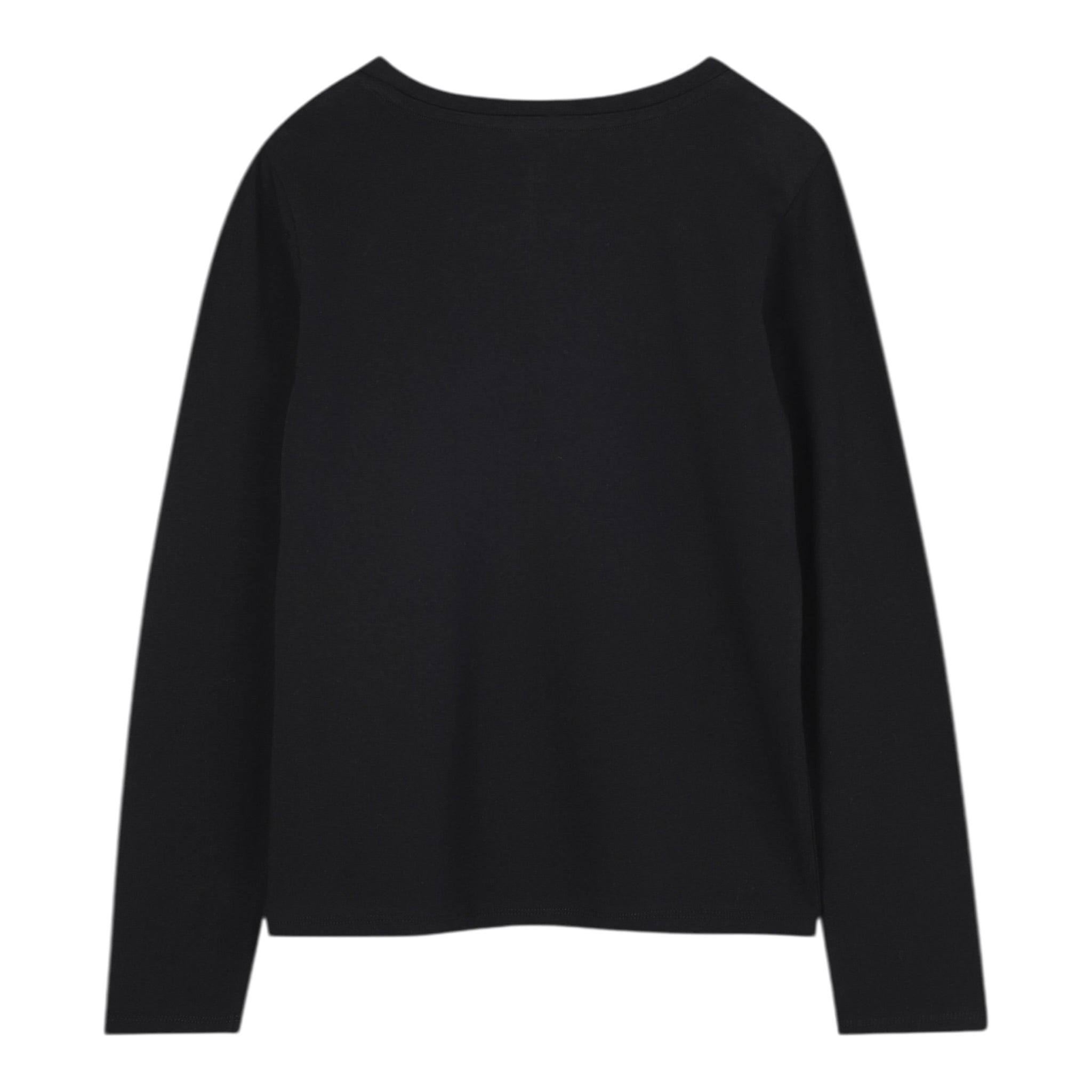 Michael Kors Shirt Girocollo tinta unita con Logo Nero per Neonata R30488 NERO MICHAEL KORS 