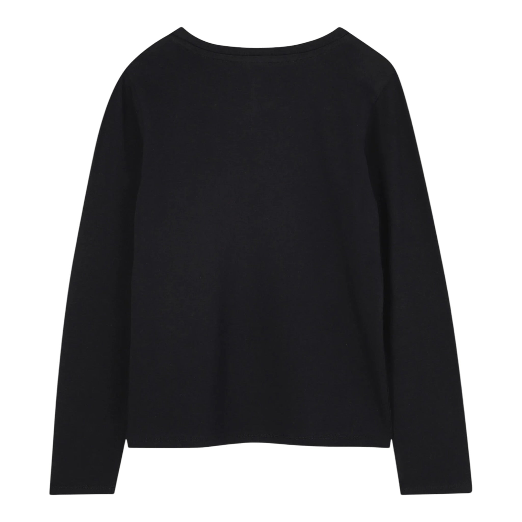Michael Kors Shirt Girocollo tinta unita con Logo Nero per Neonata R30488X NERO MICHAEL KORS 