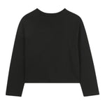 Michael Kors Shirt Girocollo tinta unita con Logo Nero per Neonata R30495N NERO MICHAEL KORS 