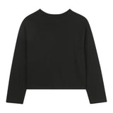 Michael Kors Shirt Girocollo tinta unita con Logo Nero per Neonata R30495N NERO MICHAEL KORS 