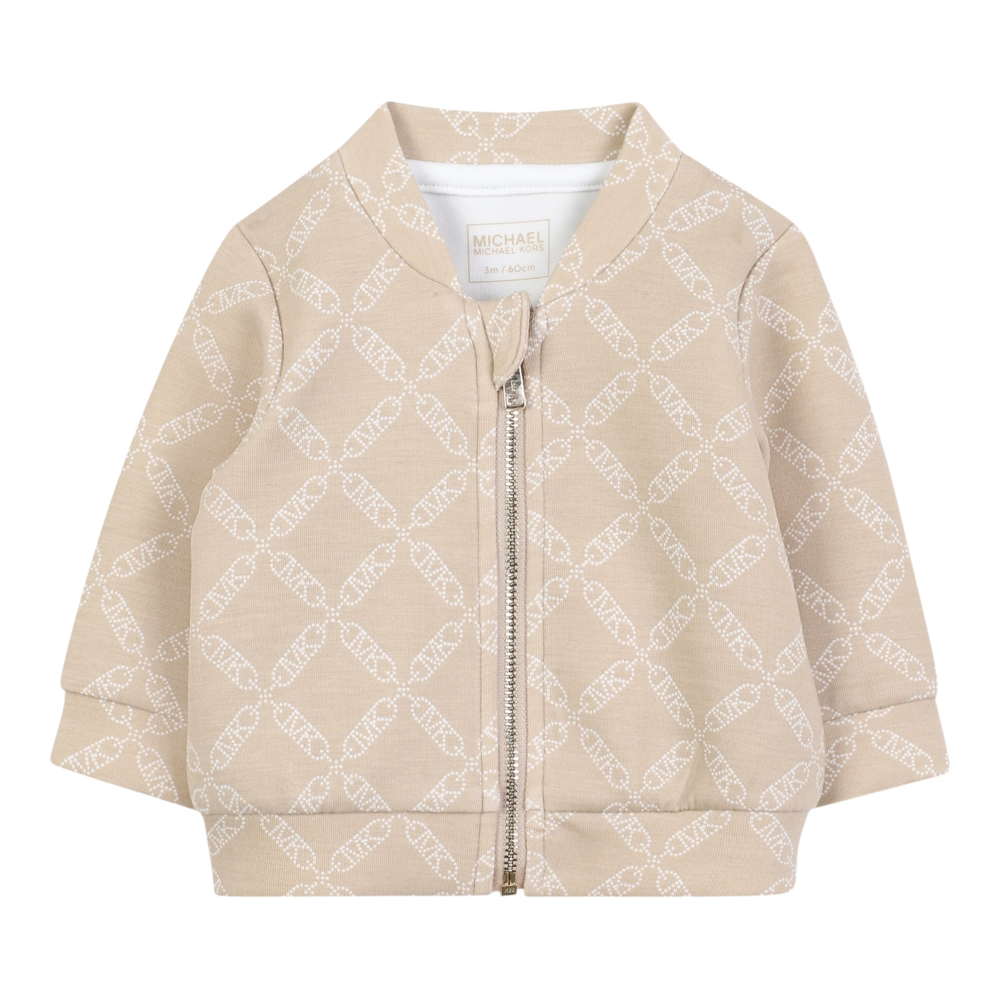 Michael Kors Completo 2 Pezzi Felpa-Gonna tinta unita Beige per Neonata R30502 BEIGE MICHAEL KORS 