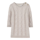 Michael Kors Abito Manica Lunga tinta unita Beige per Neonata R30512N BEIGE MICHAEL KORS 