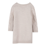 Michael Kors Abito Manica Lunga tinta unita Beige per Neonata R30512X BEIGE MICHAEL KORS 