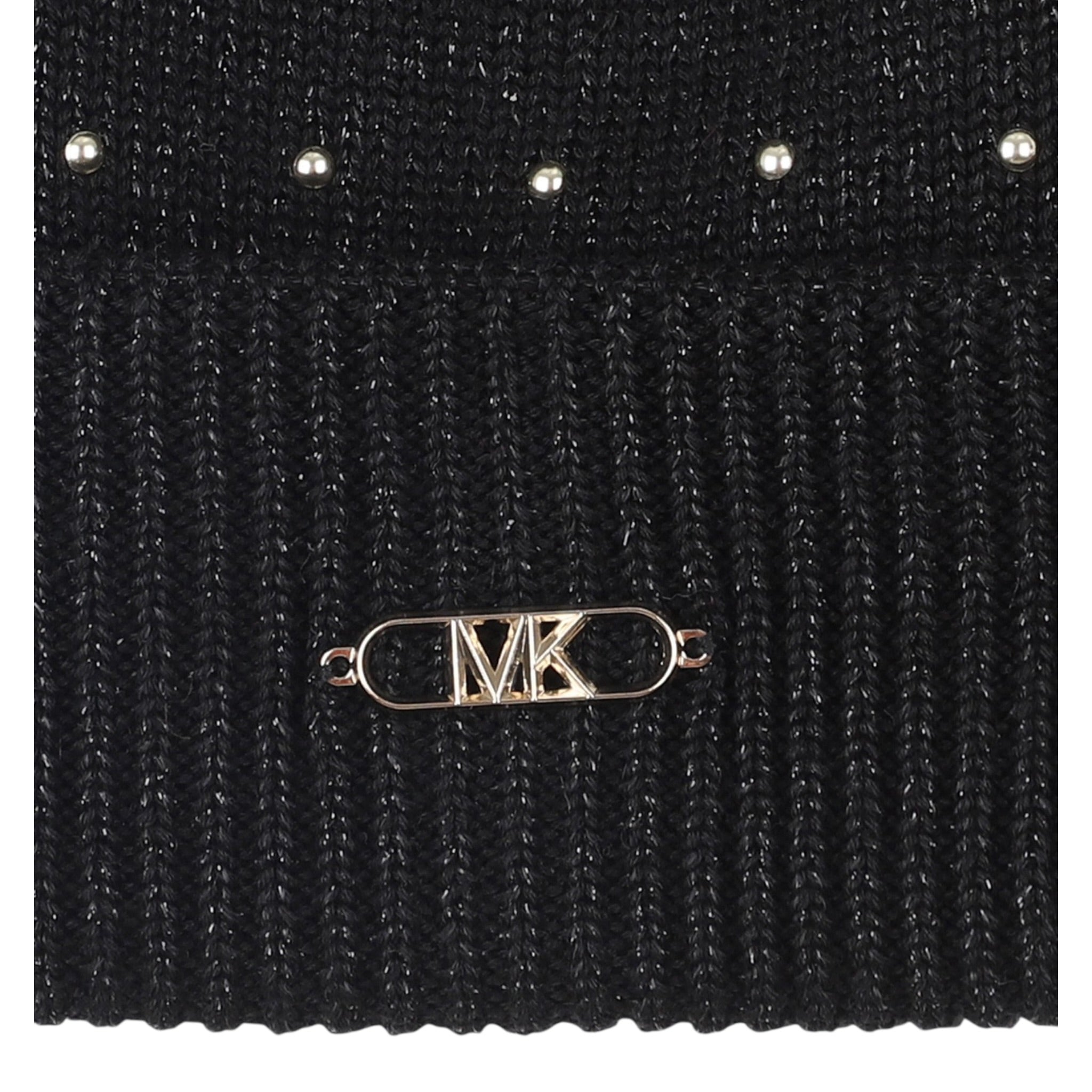 Michael Kors Cappello tinta unita con Applicazioni Nero per Bambina R30517 NERO MICHAEL KORS 