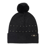Michael Kors Cappello tinta unita con Applicazioni Nero per Bambina R30517 NERO MICHAEL KORS 