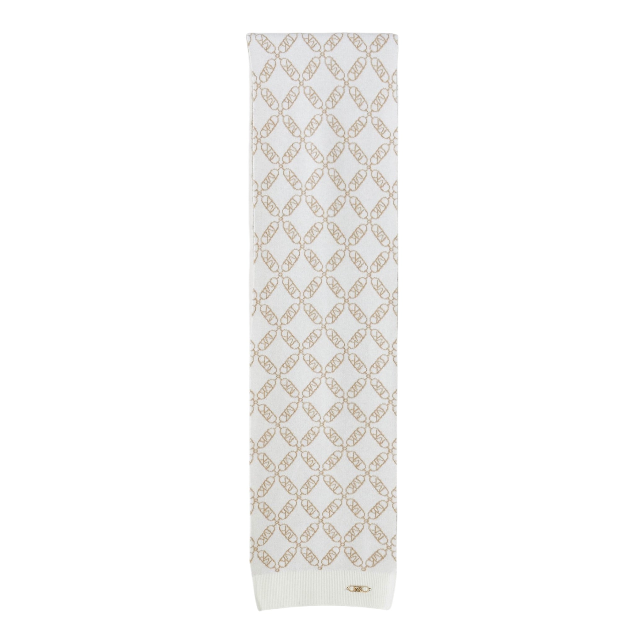 Michael Kors Sciarpa tinta unita con Loghi Panna per Bambina R30536 PANNA MICHAEL KORS 