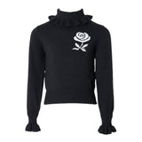 Mimisol Maglia Collo Alto tinta unita Nero per Bambina MFMA052 NERO MIMISOL 