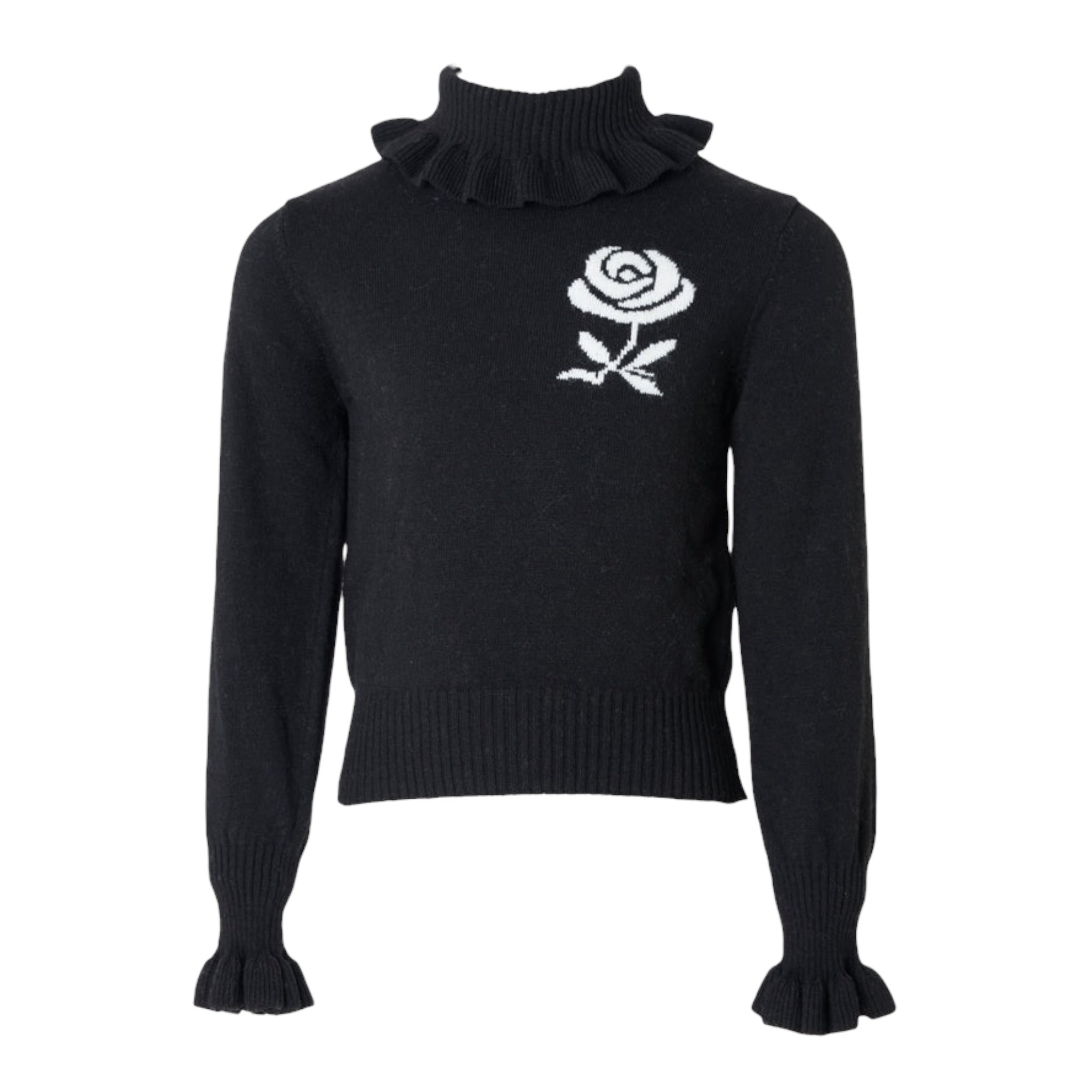 Mimisol Maglia Collo Alto tinta unita Nero per Bambina MFMA052 NERO MIMISOL 