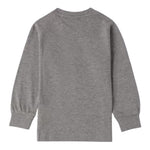 Sarabanda Shirt tinta unita con Stampa Grigio per Neonato 0F130 GRIGIO SARABANDA 