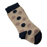 Mini Banda Calzini tinta unita con Pois Beige per Neonata 31311 BEIGE MINI BANDA 