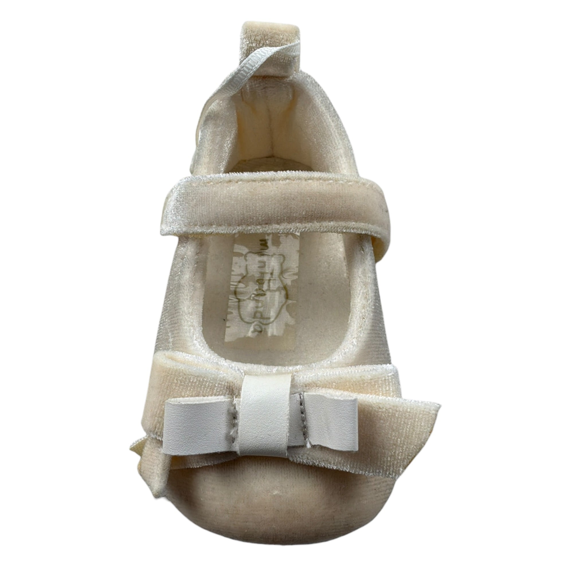 Mini Banda Ballerina tinta unita In Camoscio Panna per Neonata 31340 PANNA MINI BANDA 