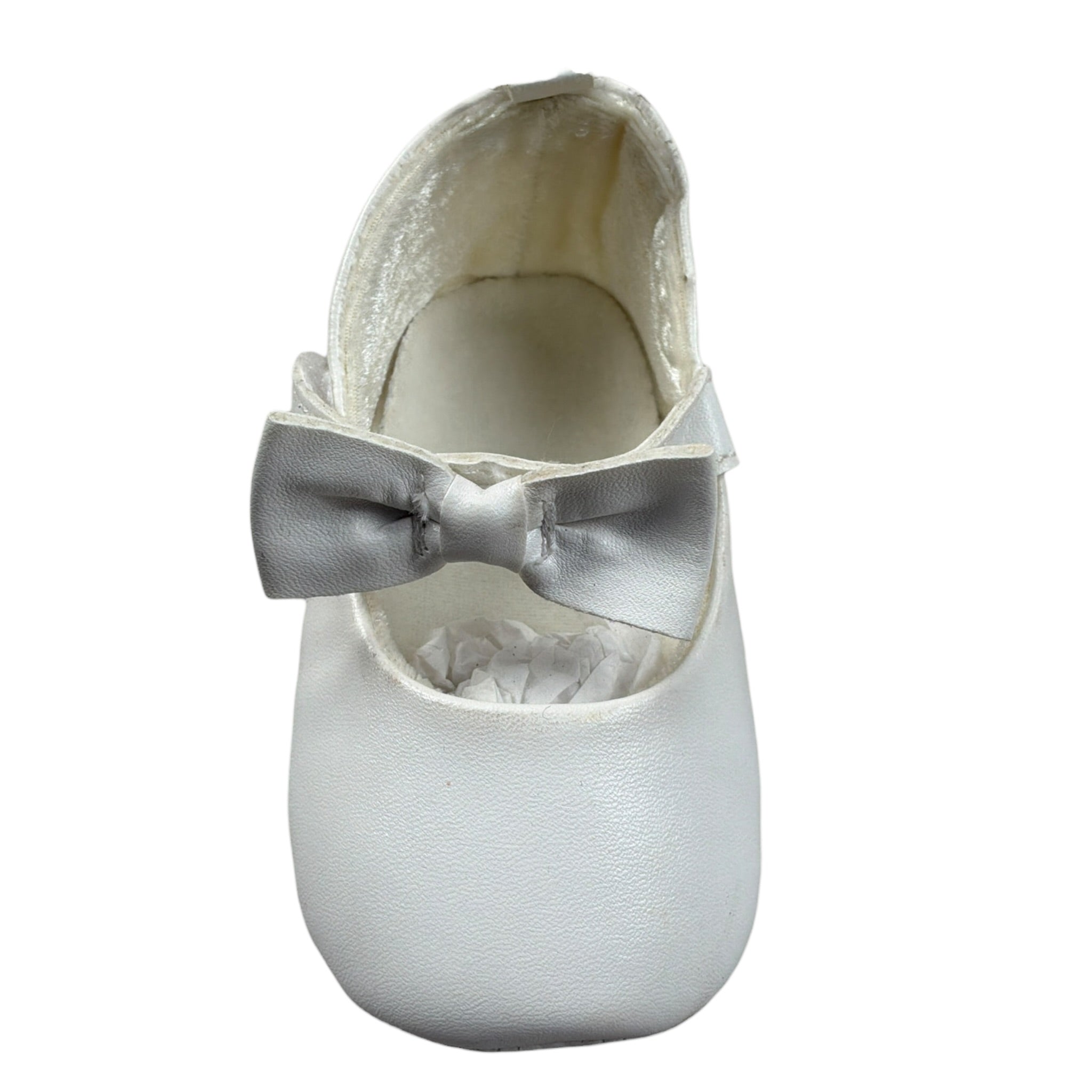 Mini Banda Ballerina tinta unita con Strappo Panna per Neonata 33332 PANNA MINI BANDA 