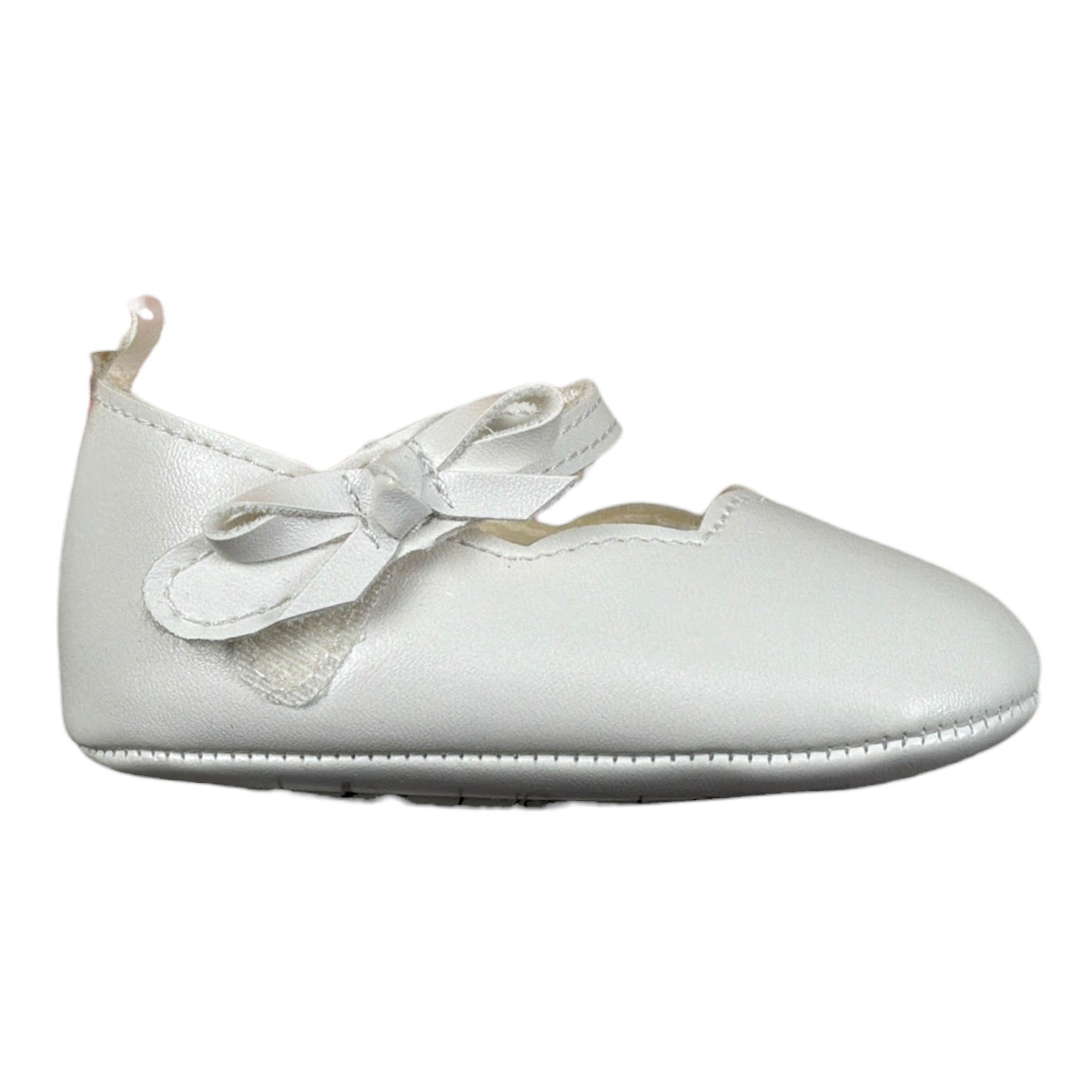 Mini Banda Ballerina tinta unita con Strappo Panna per Neonata 35360 PANNA MINI BANDA 