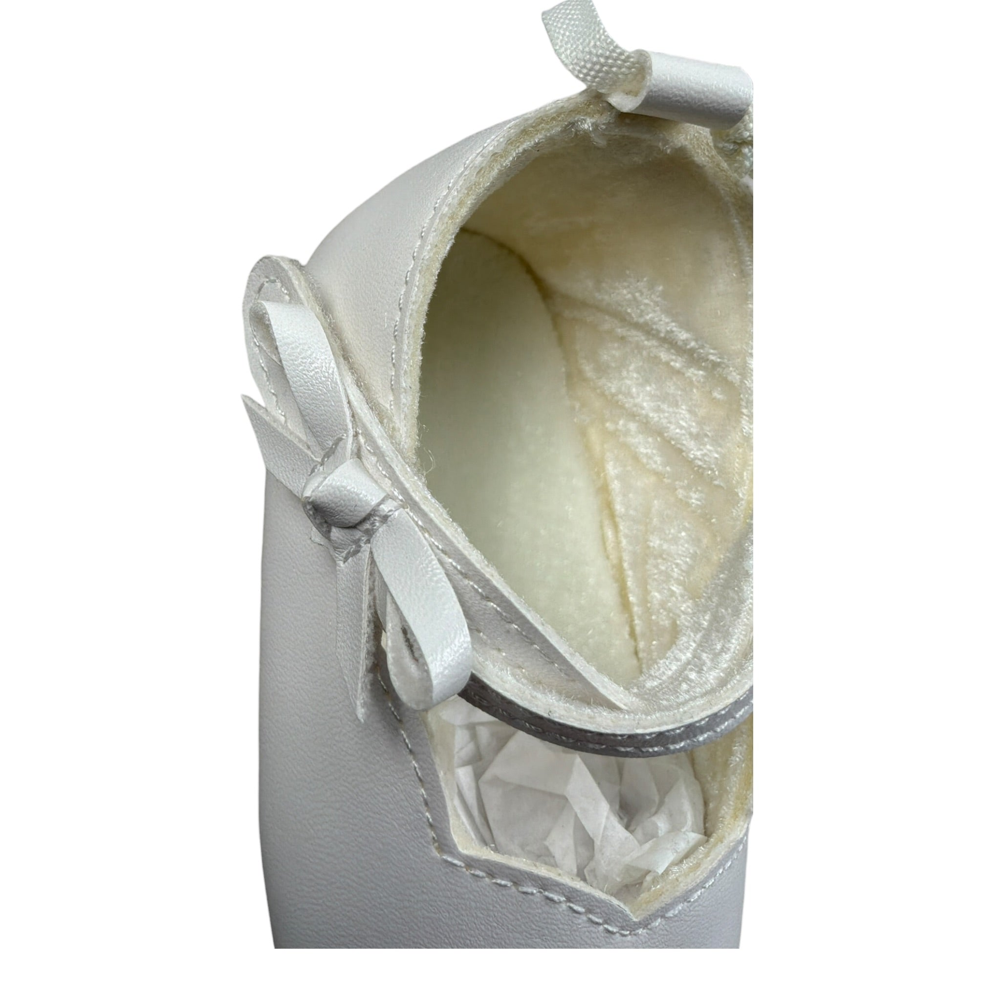 Mini Banda Ballerina tinta unita con Strappo Panna per Neonata 35360 PANNA MINI BANDA 
