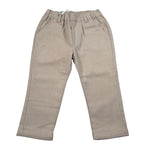 Mini Banda Pantalone tinta unita con Elastico In Vita Beige per Neonato 35649 BEIGE MINI BANDA 